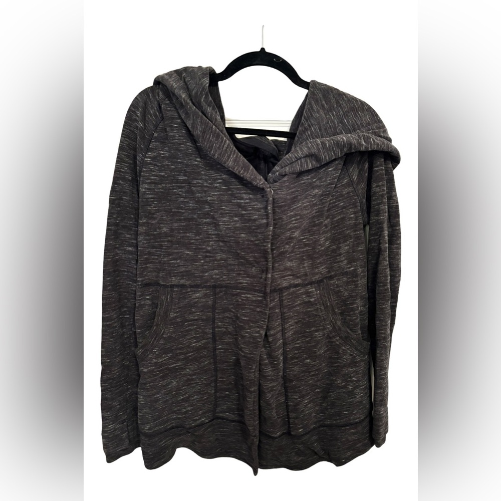 Black Lululemon button hoodie size small